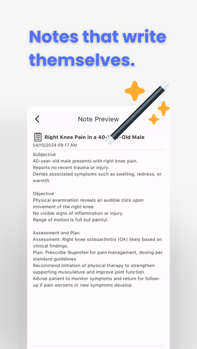 Chartnote: AI Medical Scribe App Store screenshot 2