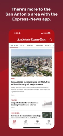 San Antonio Express-News App Store screenshot 1