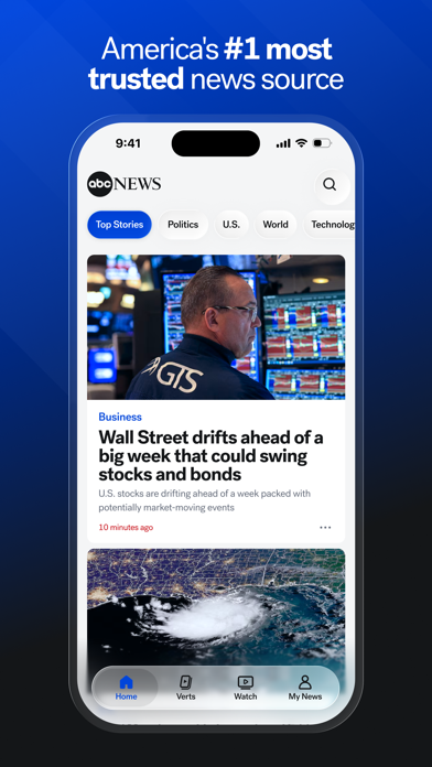 ABC News: Live & Breaking App Store screenshot 1