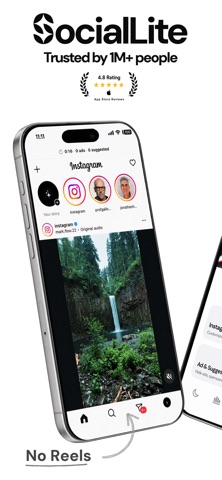 SocialLite-Block Reels&Shorts App Store screenshot 1