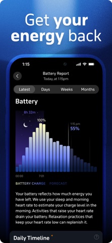 Welltory: Stress & Heart Rate App Store screenshot 2