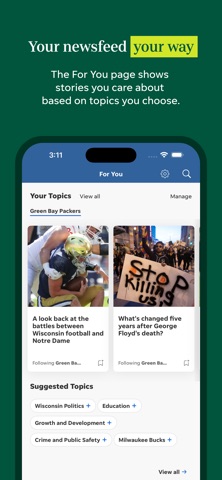 Milwaukee Journal Sentinel App Store screenshot 2