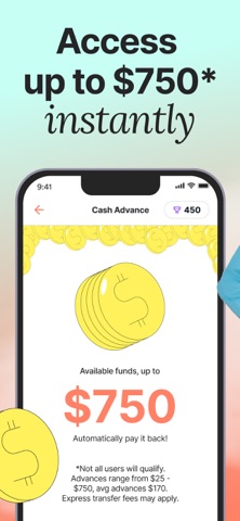 Klover - Instant Cash Advance App Store screenshot 1