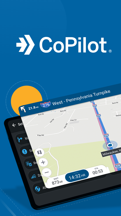 CoPilot GPS Navigation App Store screenshot 1
