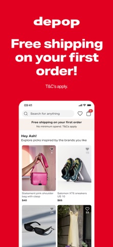 Depop - Buy & Sell Clothes App Store screenshot 2