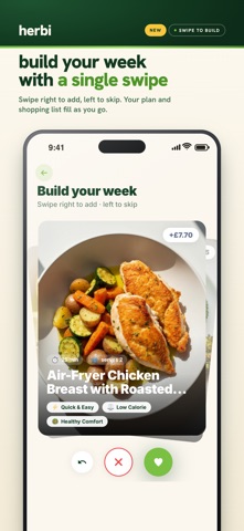 Herbi: Meal Planner + Recipes App Store screenshot 2
