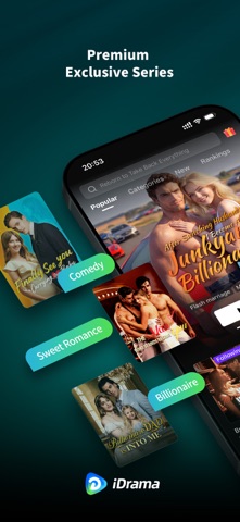 iDrama – Short Dramas & Reels App Store screenshot 1