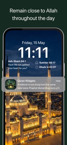 Quran Widgets: Verses & Duas App Store screenshot 1