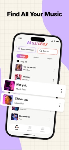 MusicBox - MP3 Player&Offline App Store screenshot 1