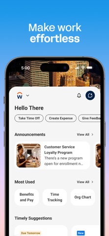 Workday App Store screenshot 1