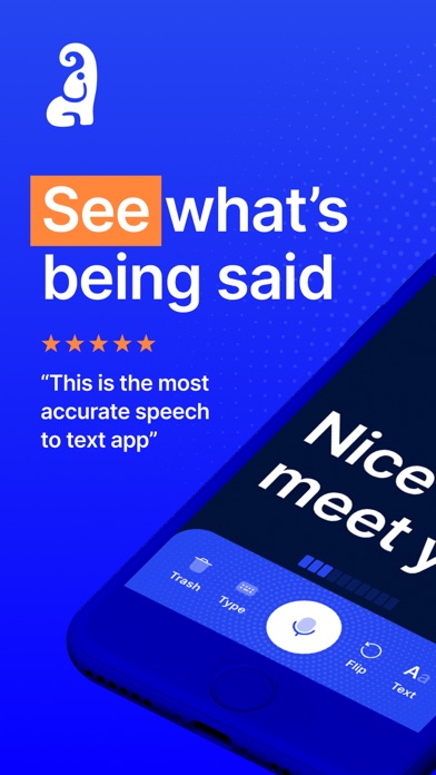 Live Transcribe App Store screenshot 1