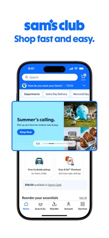 Sam's Club Shopping & Delivery App Store screenshot 1