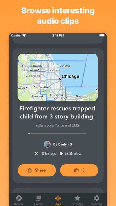 Police Scanner Radio & Fire App Store screenshot 2