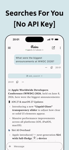 Reins: for Ollama & LM Studio App Store screenshot 2