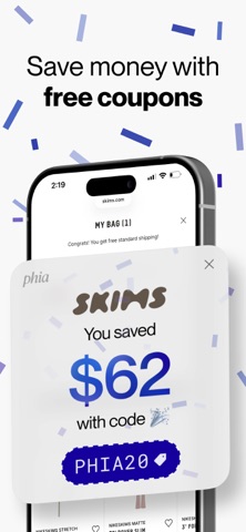 Phia: Fashion Deals & Rewards App Store screenshot 2