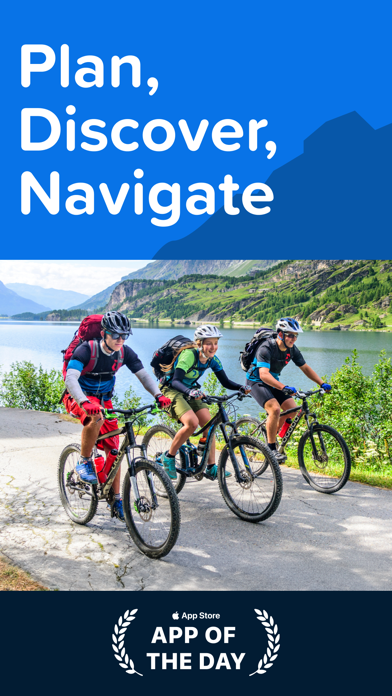 Bikemap: Bicycle Tracker & GPS App Store screenshot 1