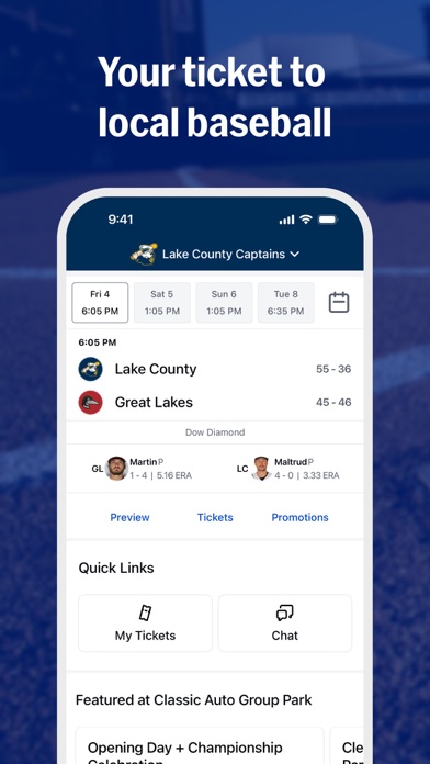 MiLB App Store screenshot 1