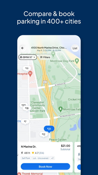 SpotHero: #1 Rated Parking App App Store screenshot 1