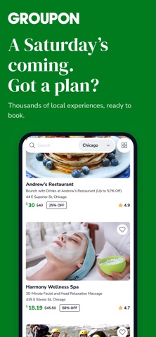 Groupon - Local Deals Near Me App Store screenshot 1