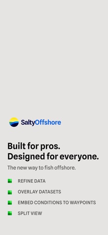 Salty Offshore App Store screenshot 1