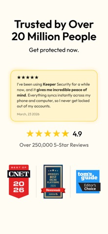 Keeper Password Manager App Store screenshot 2