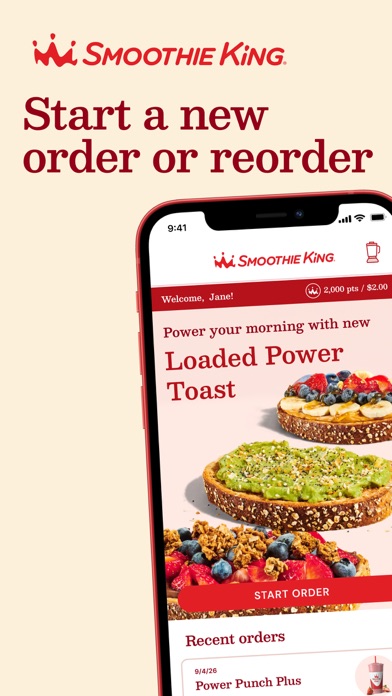 Smoothie King App Store screenshot 1