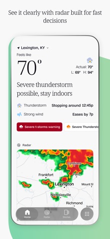 CNN Weather App Store screenshot 1