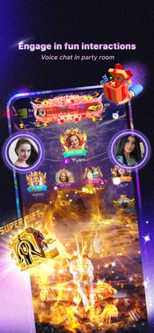 Xena - Group Voice Party App Store screenshot 2