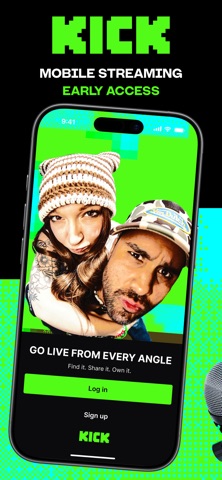 KICK - Go Live App Store screenshot 1