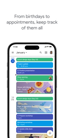 Google Calendar: Get Organized App Store screenshot 1