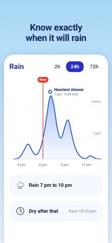 Weather & Rain Radar Forecast App Store screenshot 2