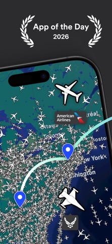 Plane Finder ⁃ Flight Tracker App Store screenshot 2