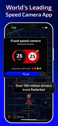 Radarbot: Speed Camera GPS App App Store screenshot 1