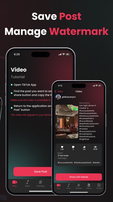 Tik Saver Pro Video Downloader App Store screenshot 2