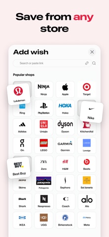 Listful - Wishlist & Shopping App Store screenshot 2