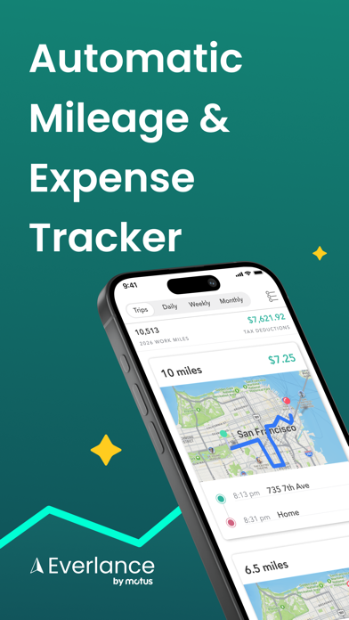 Mileage Tracker by Everlance App Store screenshot 1