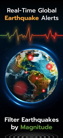 Earthquake Alerts: Tracker Map App Store screenshot 1