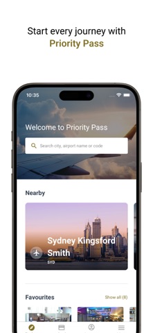 Priority Pass™ App Store screenshot 1