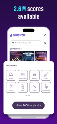 MuseScore－Sheet Music & Chords App Store screenshot 1