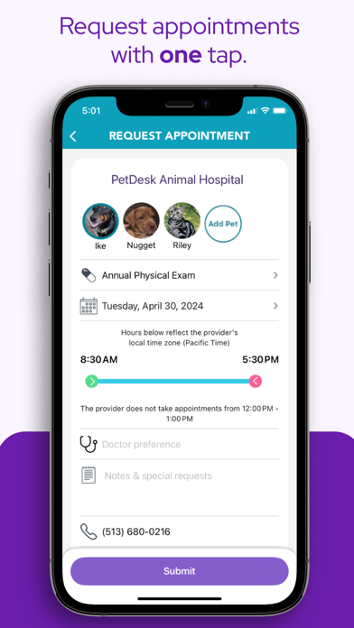 PetDesk App Store screenshot 1