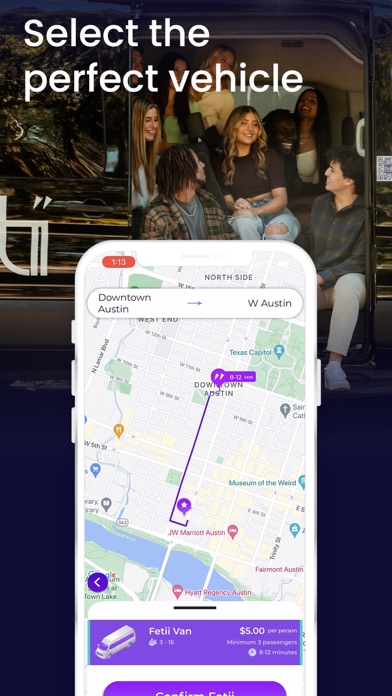 Fetii Ride App Store screenshot 2