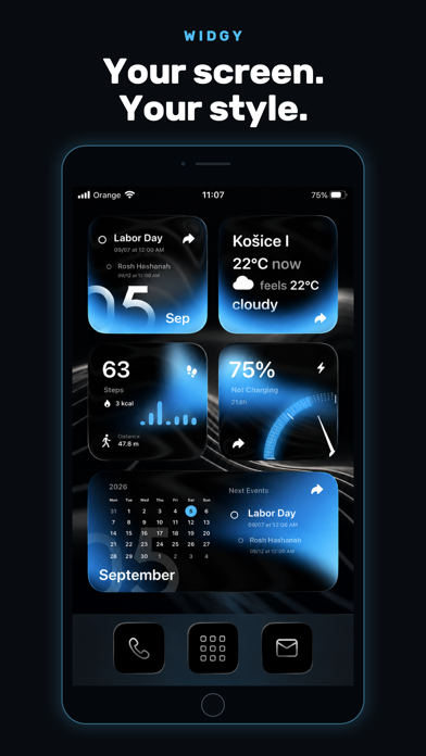 Widgy Widgets: Home/Lock/Watch App Store screenshot 1