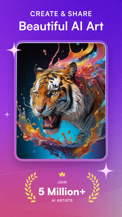 starryai - AI Photo Generator App Store screenshot 1