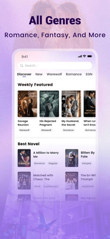 SnackFic - Stories & Novels App Store screenshot 2