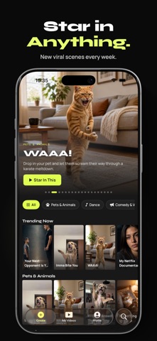 Starrd - AI Video Generator App Store screenshot 1