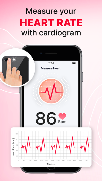 iCardiac: Heart Rate & Health App Store screenshot 1