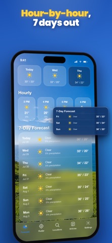 Weather Live Radar - NOAA App Store screenshot 2