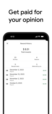 Google Opinion Rewards App Store screenshot 2