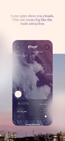 Foggy: Bay Area Fog Tracker App Store screenshot 2