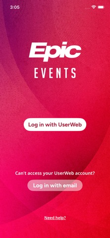Epic Events & Conferences App Store screenshot 1